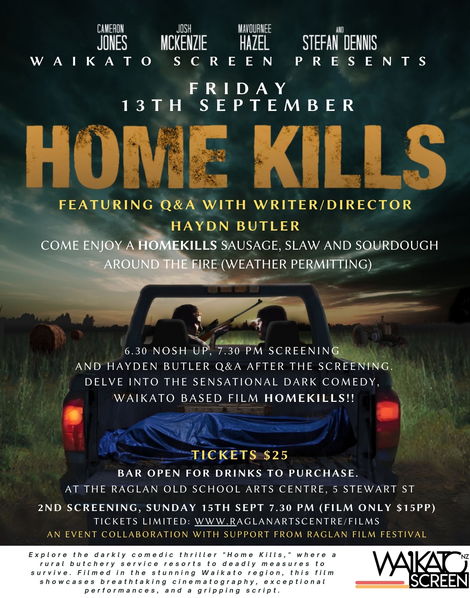 Waikato Screen presents Homekills
